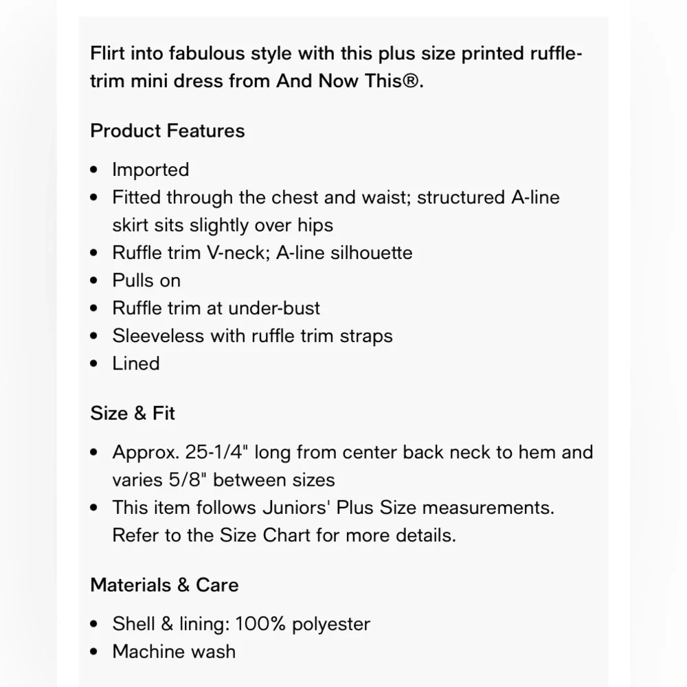 NWT.. WOMENS AND NOW THIS FLORAL RUFFLE DRESS - Picture 2 of 14